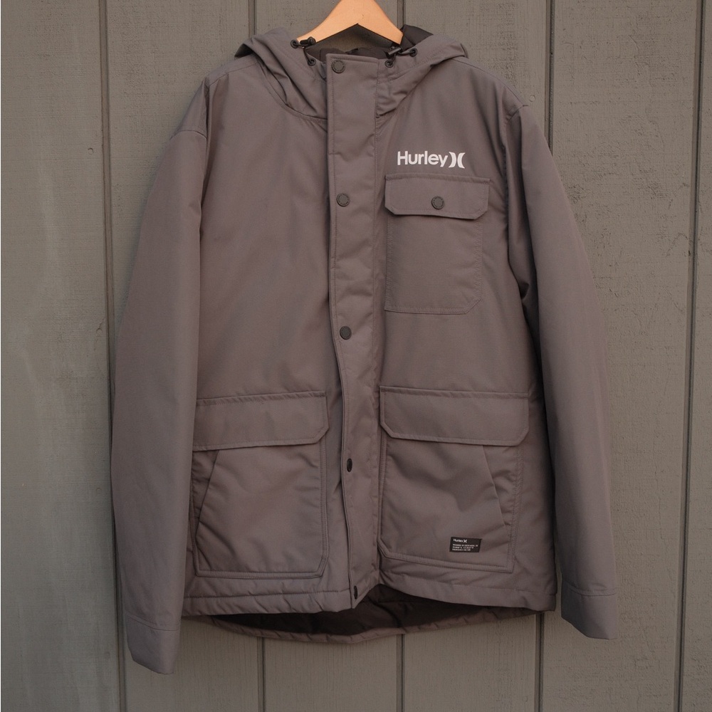 Hurley Men's Charcoal Performance Jacket
